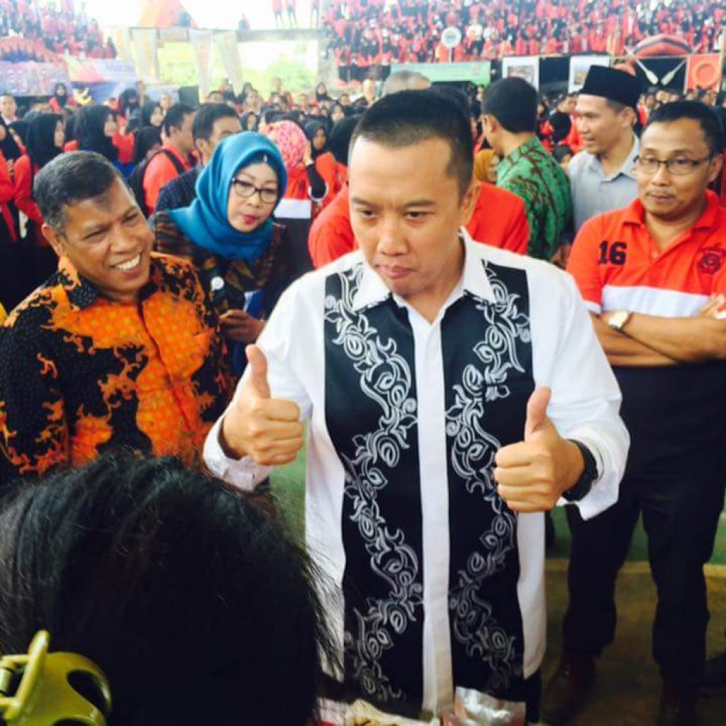 Menpora Imam Nahrawi menghadiri Unhas Day.