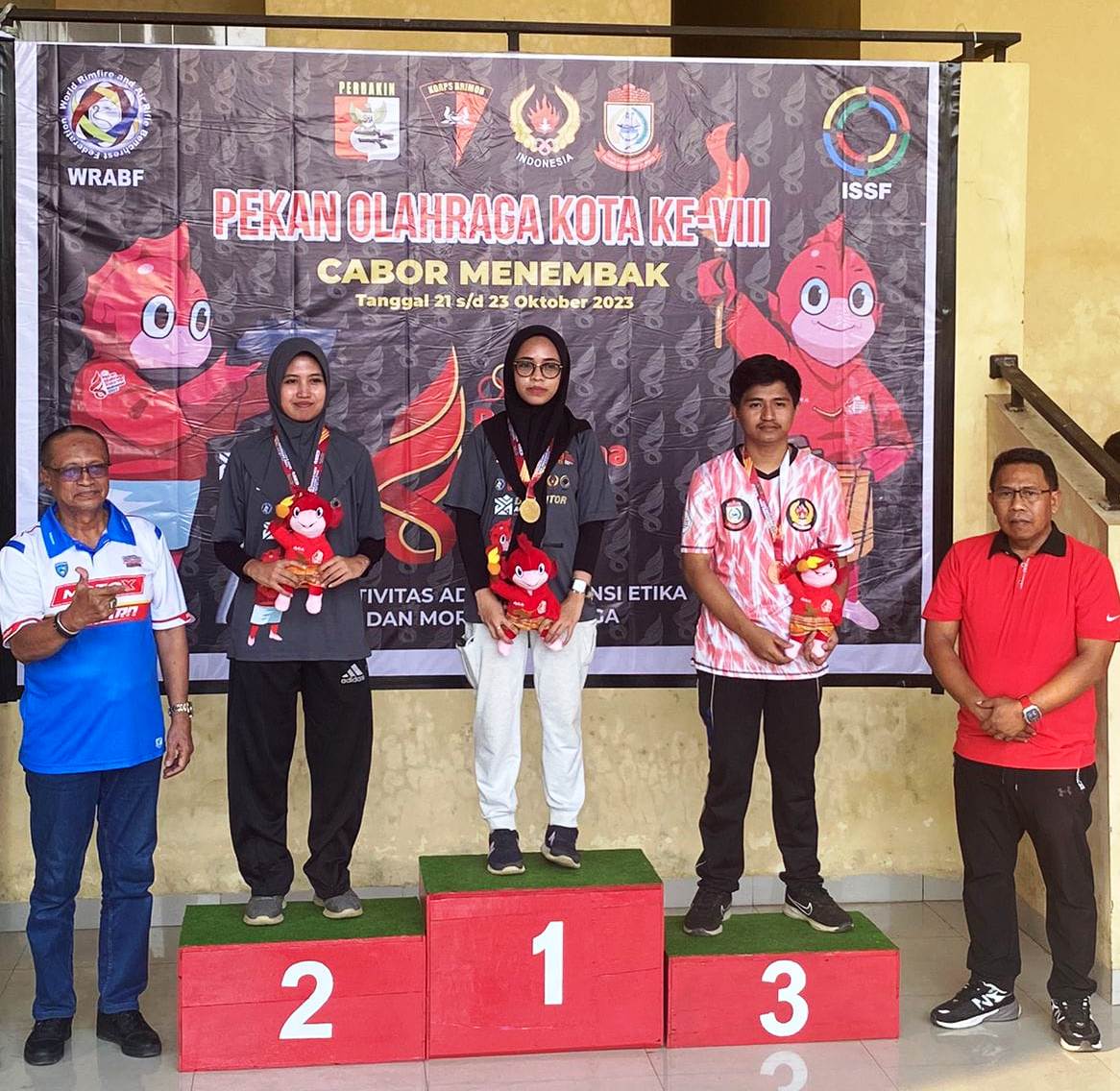 Para peraih juara 123 event Multirange 41m.