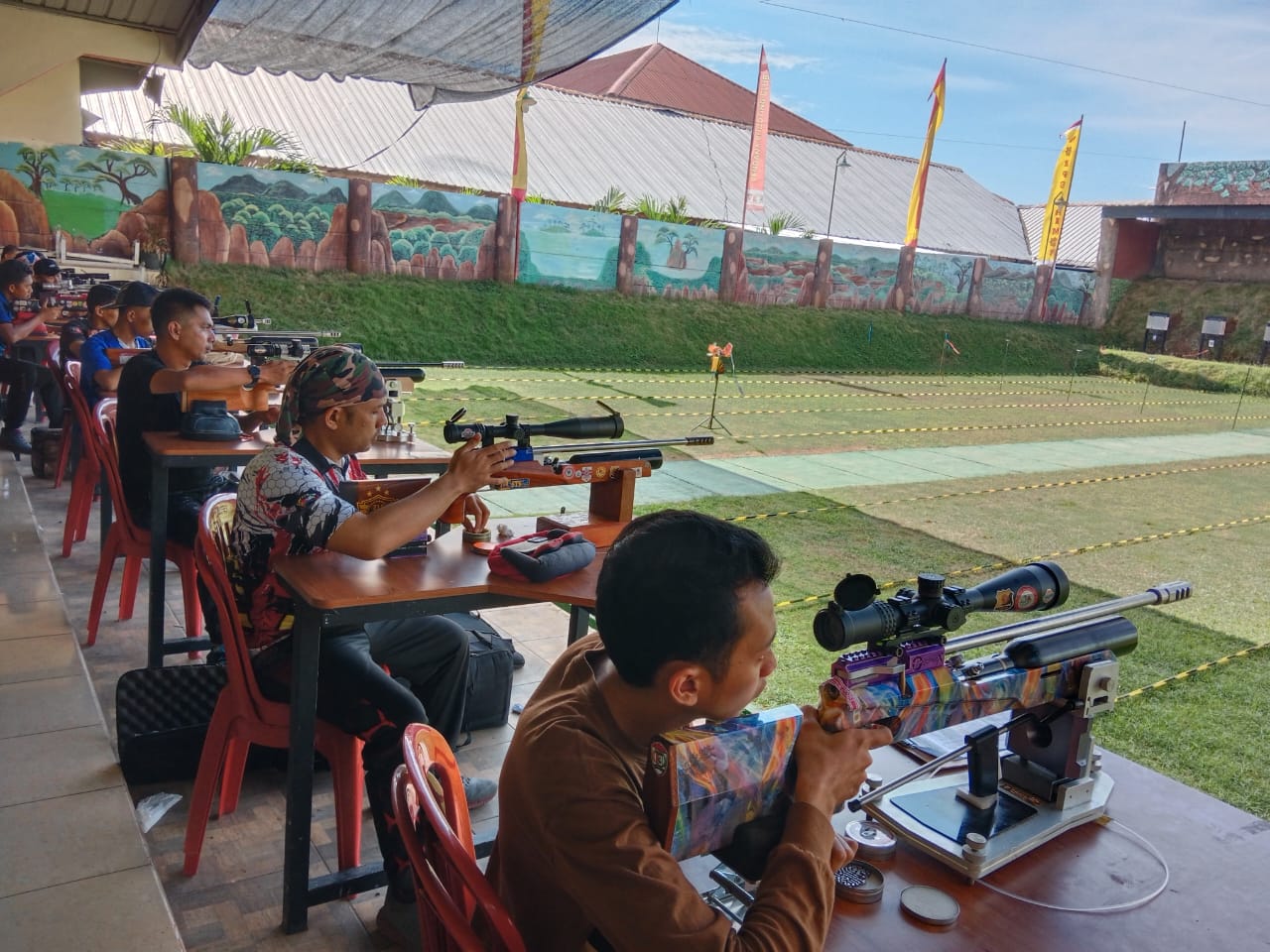 Suasana pertandingan