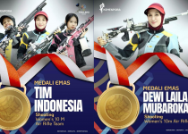Dua Emas Diraih Indonesia Melalui Cabor Menembak Thailand 2025
