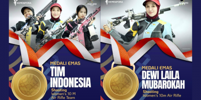 Dua Emas Diraih Indonesia Melalui Cabor Menembak Thailand 2025