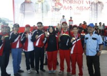 Atlet Perbakin Unhas Dominasi Juara di Cabang Olahraga Menembak Porkot VI Makassar
