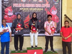 UKM Menembak Unhas menyabet Lima Medali  pada Porkot Makassar 2023